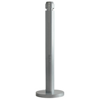 Rubbermaid Cendrier sur base Smokers' Pole, rond, argent