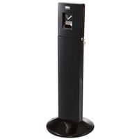 Rubbermaid Cendrier Metropolitain Smokers' Station, noir