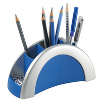 DURABLE Pot à crayons PEN HOLDER VEGAS, argent / bleu