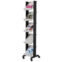 PAPERFLOW Porte-prospectus Corner easyDisplays, gris/noir