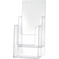 helit Porte-brochures de table 'the helpdesk', transparent