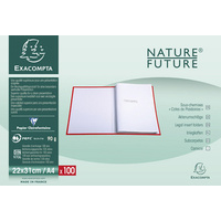 EXACOMPTA Sous-chemises Cotes de plaidoirie, A4, blanc