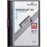 DURABLE DURACLIP ORIGINAL 60 Chemises à pince, A4, aubergine