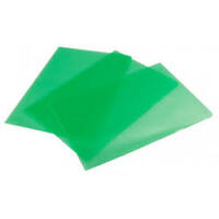 proOFFICE Pochette transparente, A4, PP, granuleux, vert