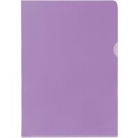 Oxford pochettes coin Premium, A4, PVC, transparent, violet