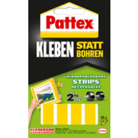 Pattex Pastilles adhésives pour montage, détachables, jaune