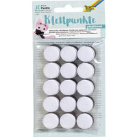 folia Pastilles auto-agripantes, rondes, 20 mm, noir / blanc