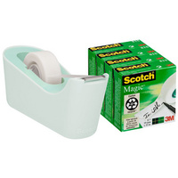 3M Scotch Dévidoir de bureau multipack C18, menthe