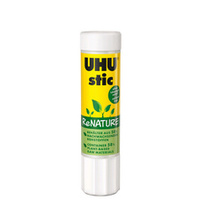 UHU Bâton de colle stic ReNature, sans solvants, 21 g, tube