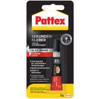 Pattex Colle instantanée liquide pour verre, tube de 3 g