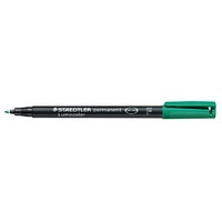 STAEDTLER Marqueur permanent 318F Lumocolor, vert