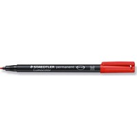 STAEDTLER Marqueur permanent 317M Lumocolor, rouge