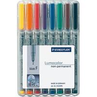 STAEDTLER Marqueur non permanent 316F Lumocolor, étui de 8