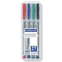 STAEDTLER Marqueur non permanent 315M Lumocolor, étui de 4