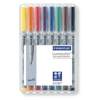 STAEDTLER Marqueur non permanent 315M Lumocolor, étui de 8