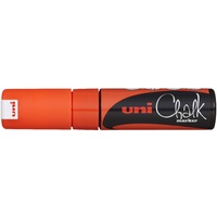 uni-ball Marqueur craie Chalk marker PWE8K, orange fluo