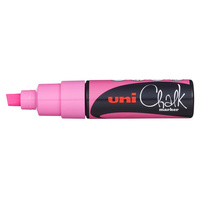 uni-ball Marqueur craie Chalk marker PWE8K, rose fluo