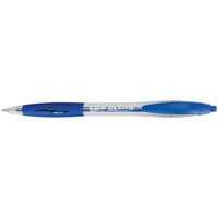 BIC Stylo à bille rétractable Atlantis Classic, bleu