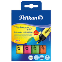 Pelikan Surligneur Textmarker 490, étui de 4, assorti