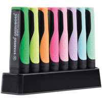 STABILO Surligneur GREEN BOSS Pastel, set de bureau de 8