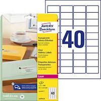 AVERY Zweckform Etiquette d'adresse, 45,7 x 25,4 mm