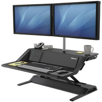 Fellowes Station de travail assis-debout Lotus DX, noir