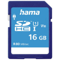 hama Carte mémoire SecureDigital HC, classe 10, 16 GB