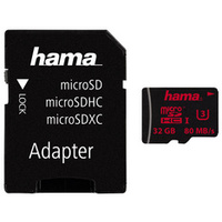 hama Carte mémoire Micro SecureDigital HC, Classe 3, 128 Go