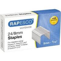 RAPESCO Agrafes 24/8, 1.000 pièces, galvanisé