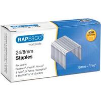 RAPESCO Agrafes 24/8, 5.000 pièces, galvanisé