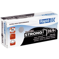 Rapid Agrafes Super Strong 26/8+, galvanisé