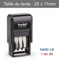 trodat Tampon dateur Printy Dater 4850L 'SAISI LE' (FR)