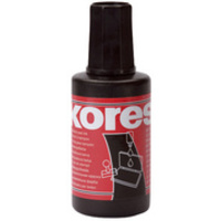 Kores Encre pour tampon encreur, contenu: 27 ml, noir