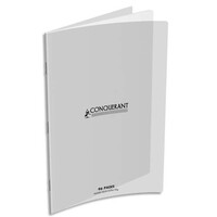 CONQUERANT CLASSIQUE Cahier 240 x 320 mm, uni, incolore