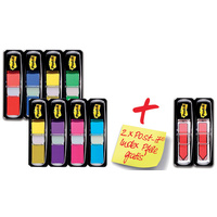 Post-it Marque-pages Index mini, 11,9 x 43,2 mm, 8 couleurs