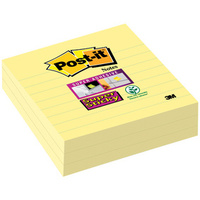 Post-it Bloc-note Super Sticky Notes, 101 x 101 mm, jaune