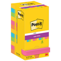 Post-it Bloc-note adhésif Super Sticky Notes, 76 x 76 mm