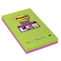 Post-it Bloc-note Super Sticky Notes, 125 x 200 mm