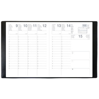 AGENDA QV EXDI MERCURE 21X27  NOIR  2025