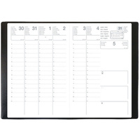 AGENDA QV EXDI SATURNE 21X29,7NOIR  2025