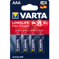 VARTA Pile alcaline Longlife Max Power, Micro, (AAA)