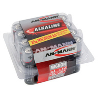 ANSMANN Pile alcaline 'RED', Mignon AA, blister de 20