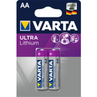 VARTA Pile au lithium 'ULTRA Lithium', Mignon (AA), 2 piles