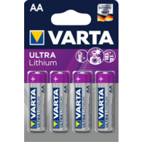 VARTA Pile au lithium 'ULTRA Lithium', Mignon (AA), 4 piles