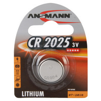 ANSMANN Pile bouton au lithium 'CR2025', 3,0 Volt, blister