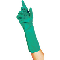 HYGOSTAR Gant universel en nitrile 'PROFESSIONAL', M, vert