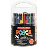 POSCA Marqueur à pigment 'Pack XL Classique', set de 26