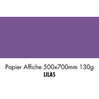 folia Papier de couleur, (L)500 x (H)700 mm, lilas