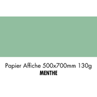 folia Papier de couleur, (L)500 x (H)700 mm, menthe