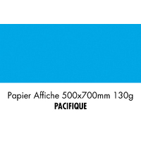 folia Papier de couleur, (L)500 x (H)700 mm, pacifique